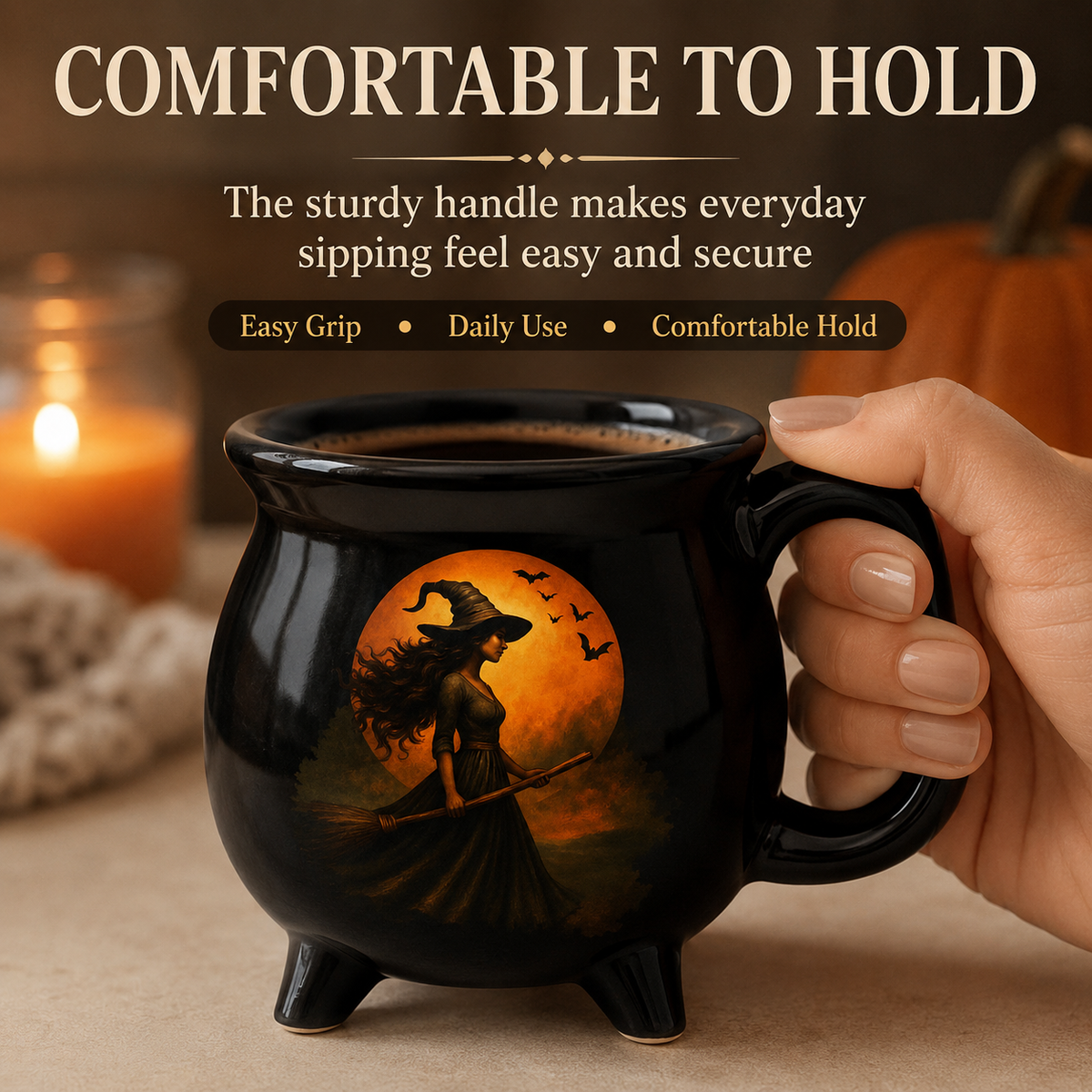 Halloween Witchy Cauldron Mug - Personalized Halloween Gifts