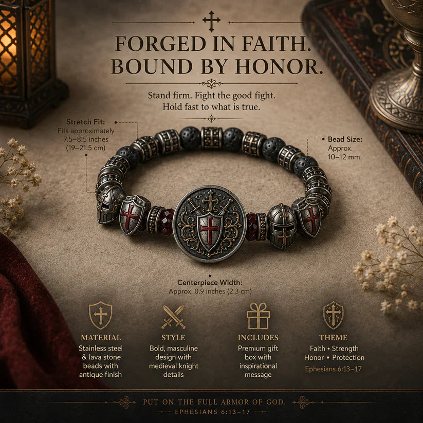 Brotherhood Of Knights Honor Faith Bracelet