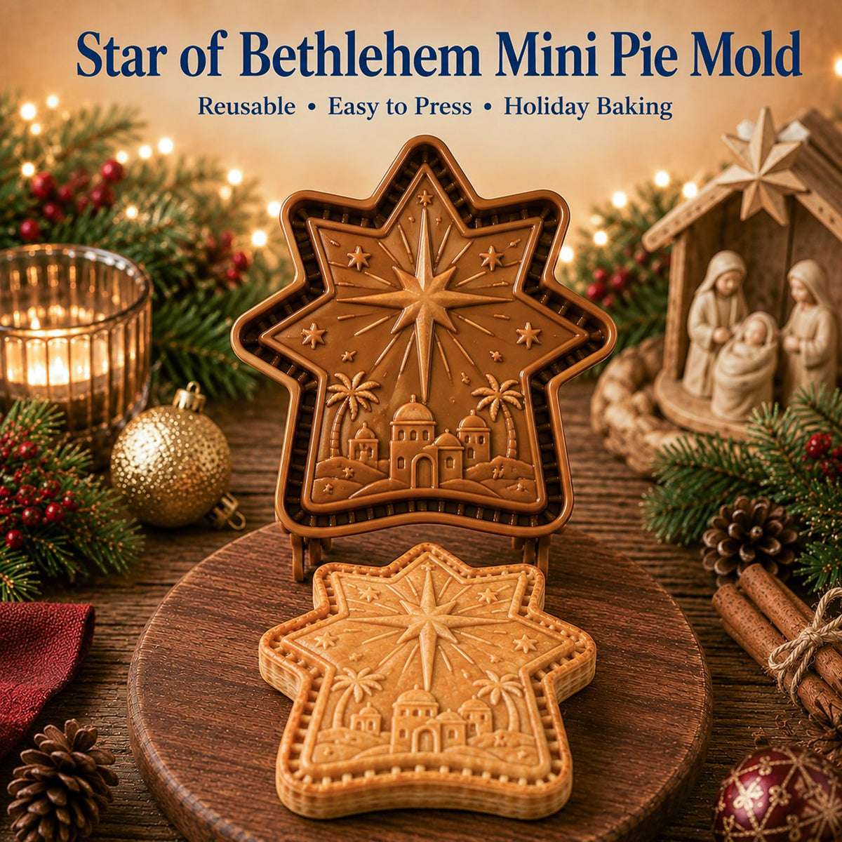 Faith & Nativity Mini Pie Mold Collection
