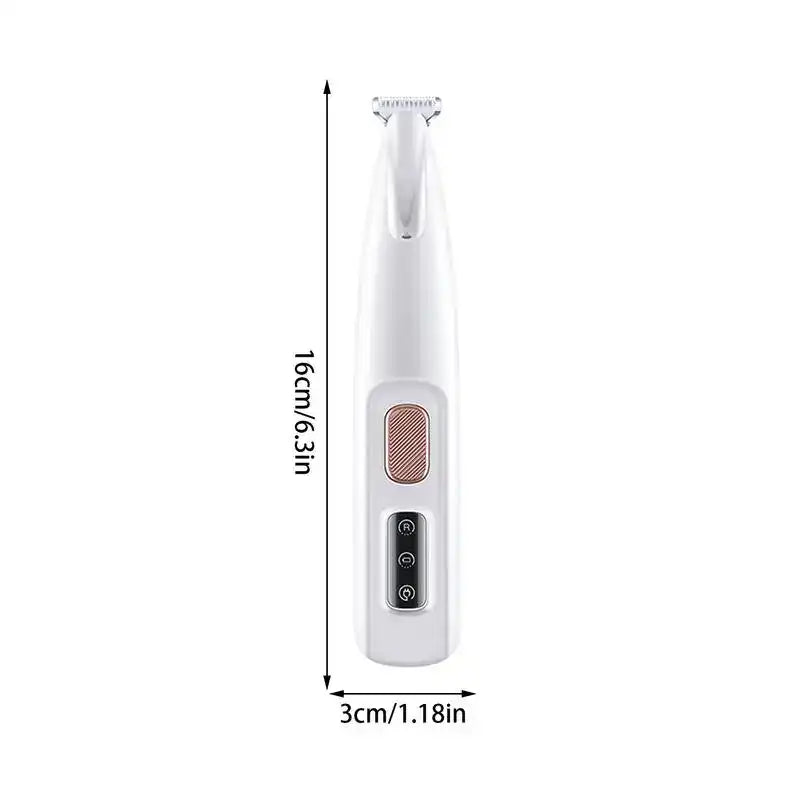Precision Pet Trimmer – Safe Grooming for Paws, Eyes & Tail with LED Light