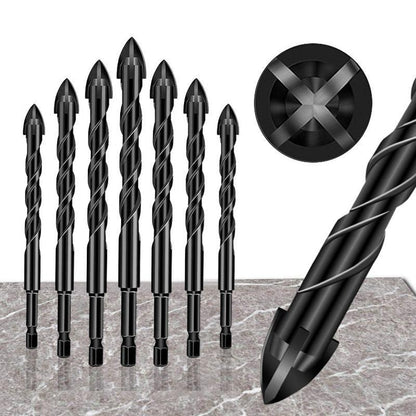 Buy 2 Get 1 FreeHigh-strength Four-edge Cross Drill Bit Set