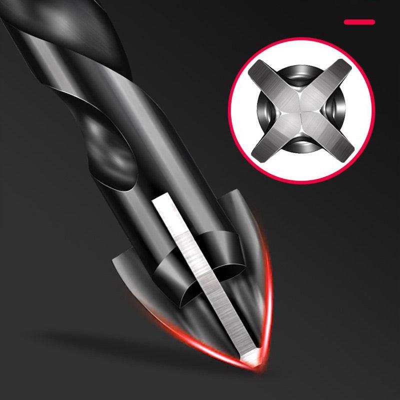 Buy 2 Get 1 FreeHigh-strength Four-edge Cross Drill Bit Set