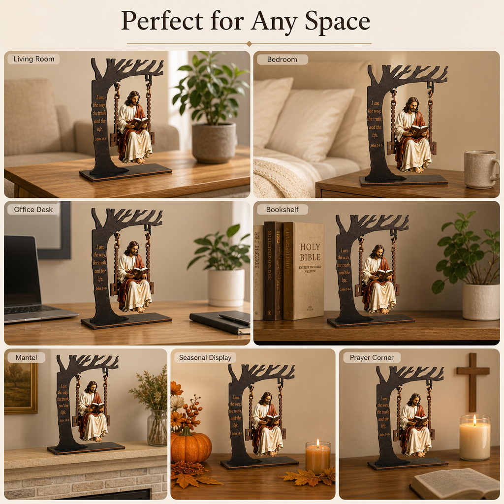 Christian Jesus Swing Ornament