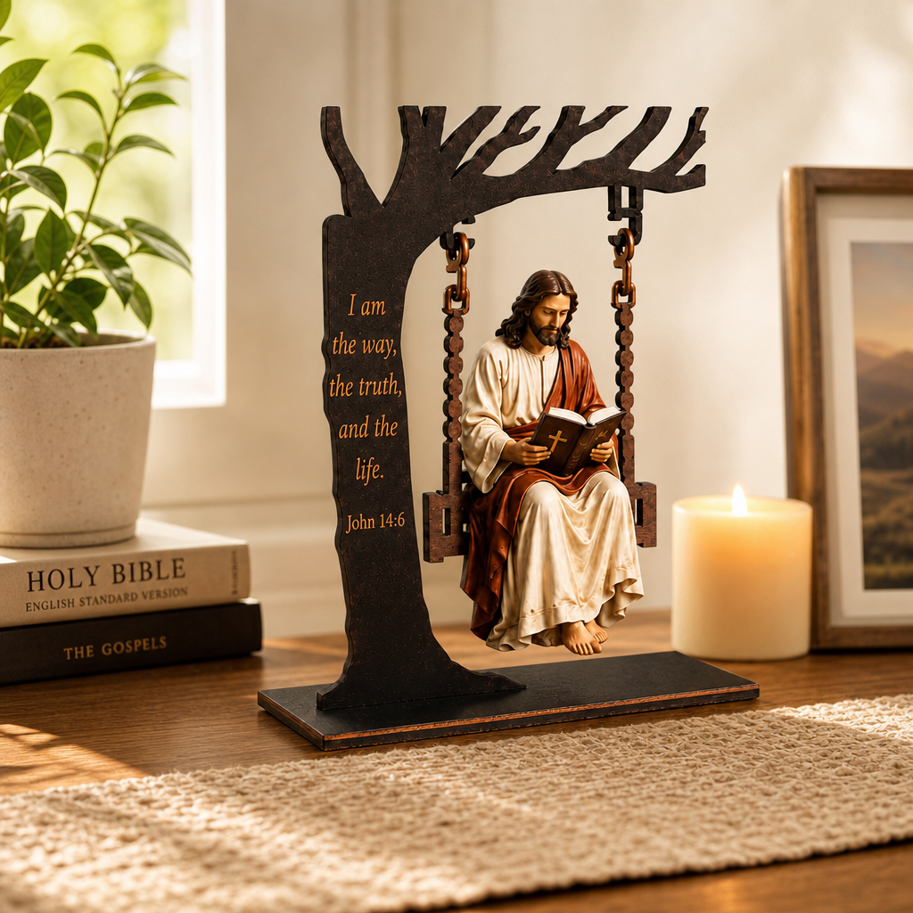 Christian Jesus Swing Ornament