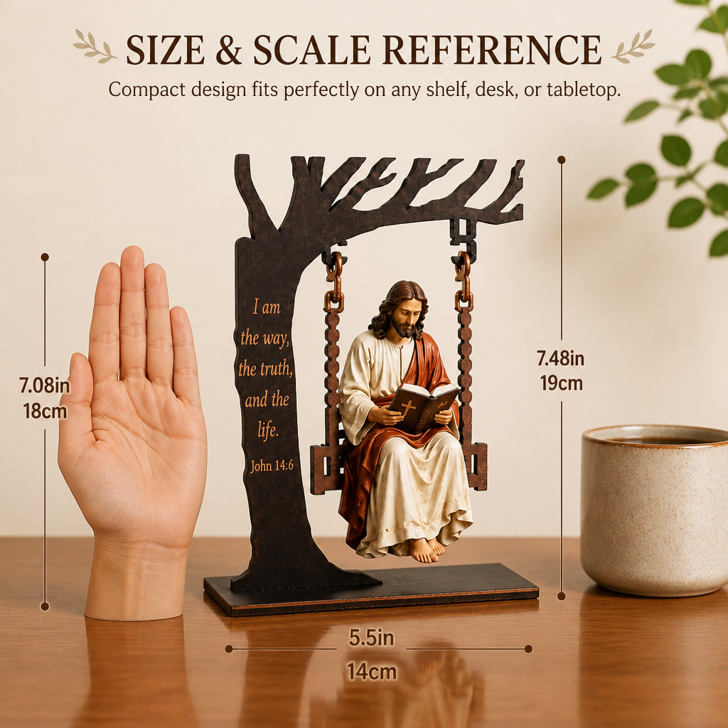 Christian Jesus Swing Ornament