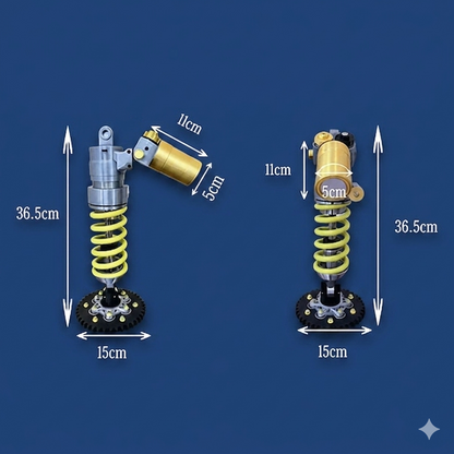 50% OFF Today | Adjustable Suspension Shock LED Lamp | Unique Decor for Gaming Rooms & Car Fans