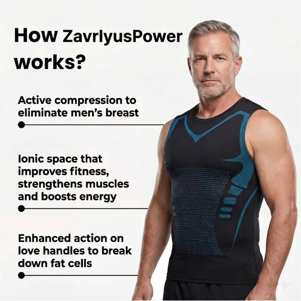 Men's Slimming Compression Vest | Posture Corrector Base Layer