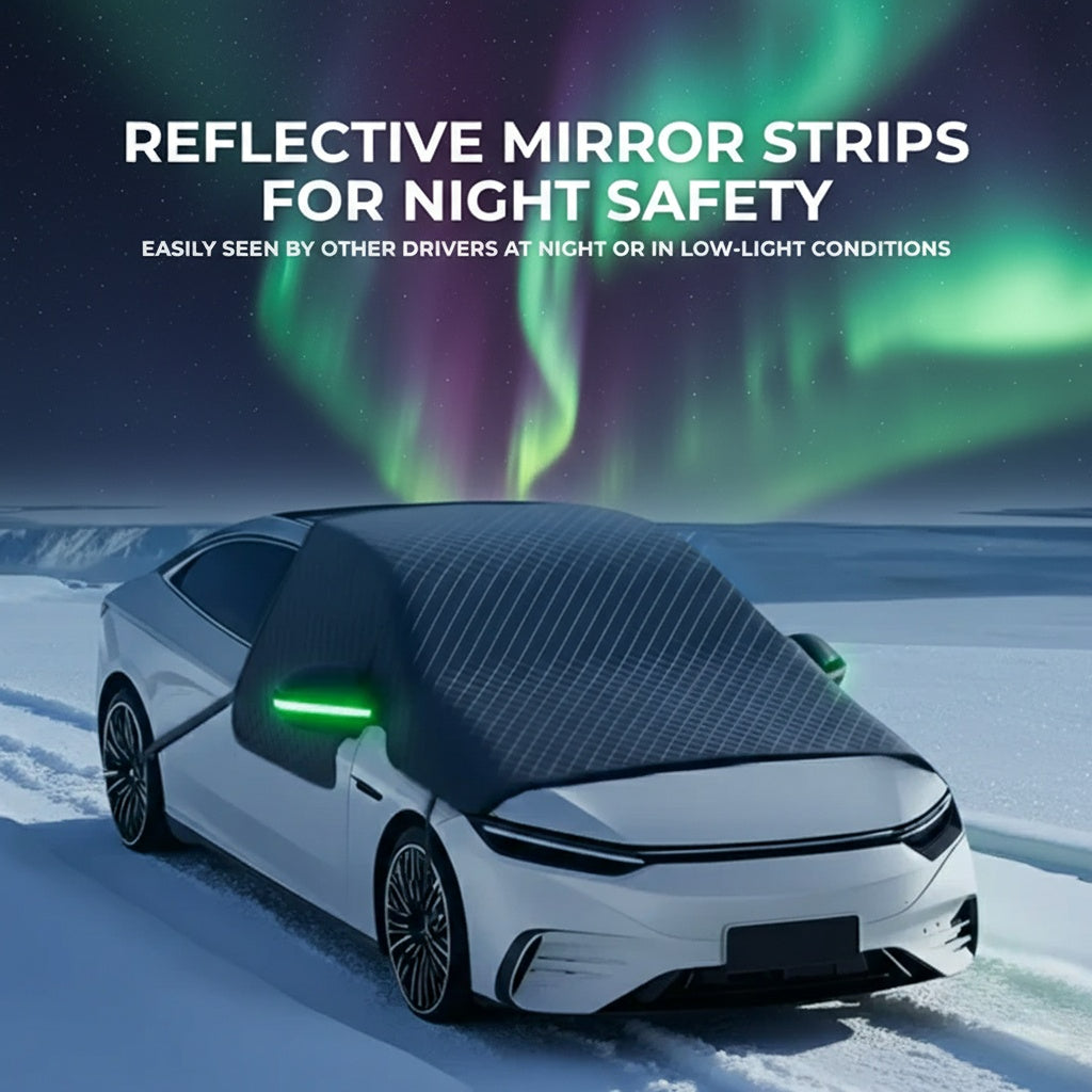Magnetic Car Windshield Snow Cover - Windshield Cover for Ice and Snow