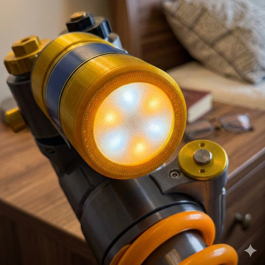 50% OFF Today | Adjustable Suspension Shock LED Lamp | Unique Decor for Gaming Rooms & Car Fans