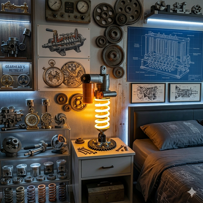 50% OFF Today | Adjustable Suspension Shock LED Lamp | Unique Decor for Gaming Rooms & Car Fans