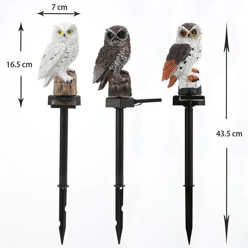 Solar Owl LED Garden Light – Waterproof Outdoor Accent Lighting