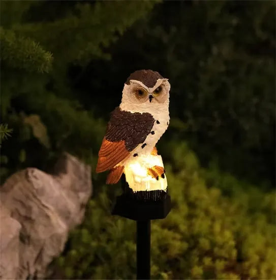 Solar Owl LED Garden Light – Waterproof Outdoor Accent Lighting