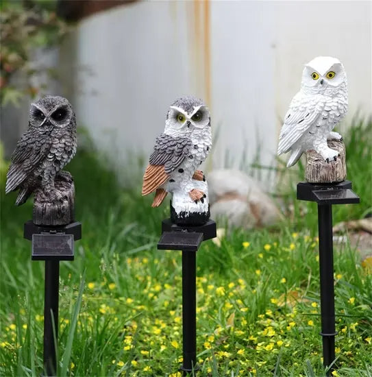 Solar Owl LED Garden Light – Waterproof Outdoor Accent Lighting