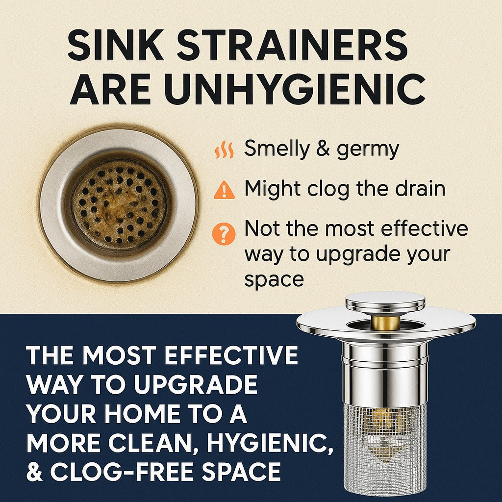 Effortlessly Filter, Block, and Protect Your Sinks from Debris and Clogs | BUNDLE OFFER