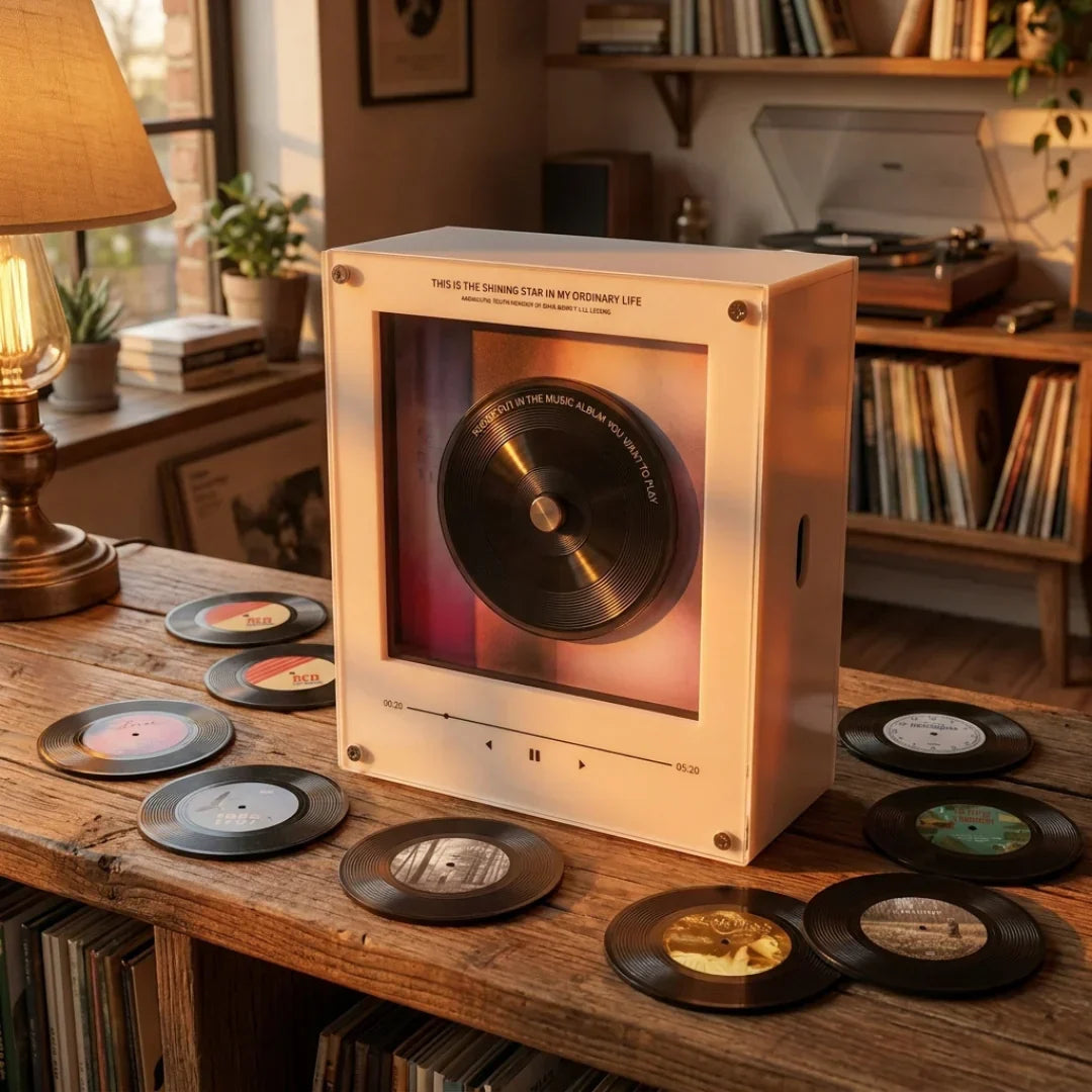 Mini NFC Vinyl Music Player – Show Your Favorite Song