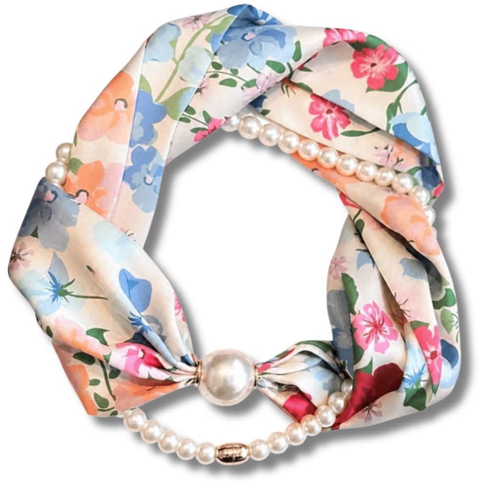 Pearl Scarf Necklace – Elegance in Every Detail