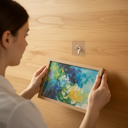Limited-Time Deal — No-Drill Transparent Wall Hook