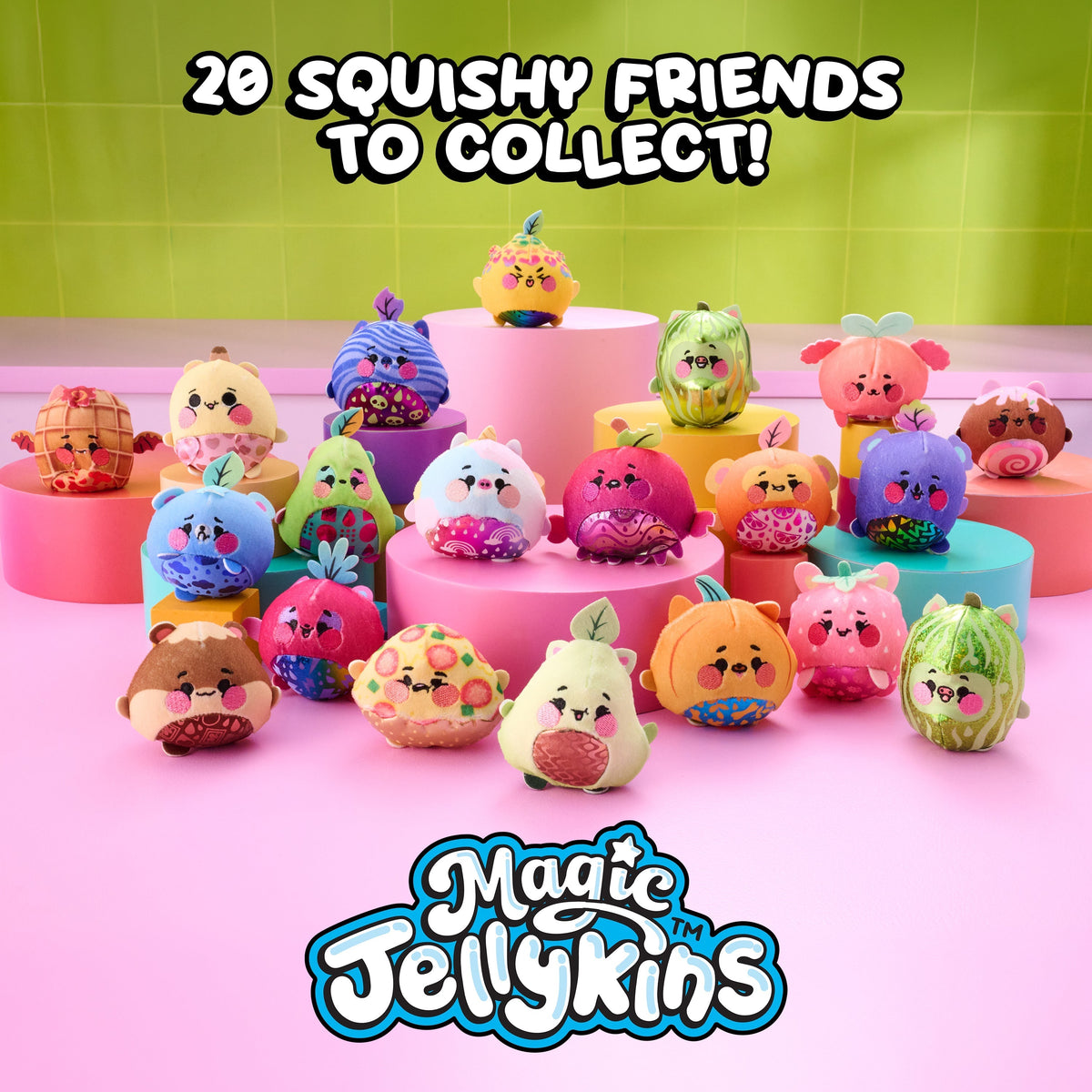 50% OFF Magic Jellykins Surprise Plush Jar – Add Water, Shake & Reveal Your Mystery Friend