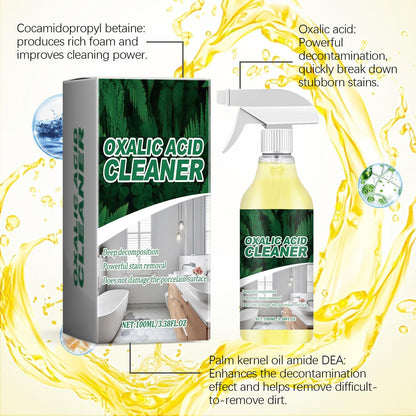 50K+ SOLD! 【CLEARANCE!】 Buy 3 Free 2 - Oxalic Acid Cleaner, Multipurpose Stain Remover Spray for Bathroom