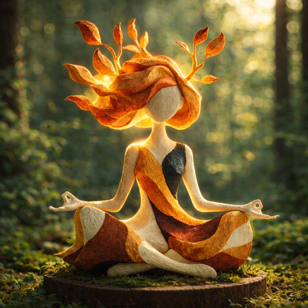 Last Day 60% OFF Unique Meditative Nature Goddess Sculpture