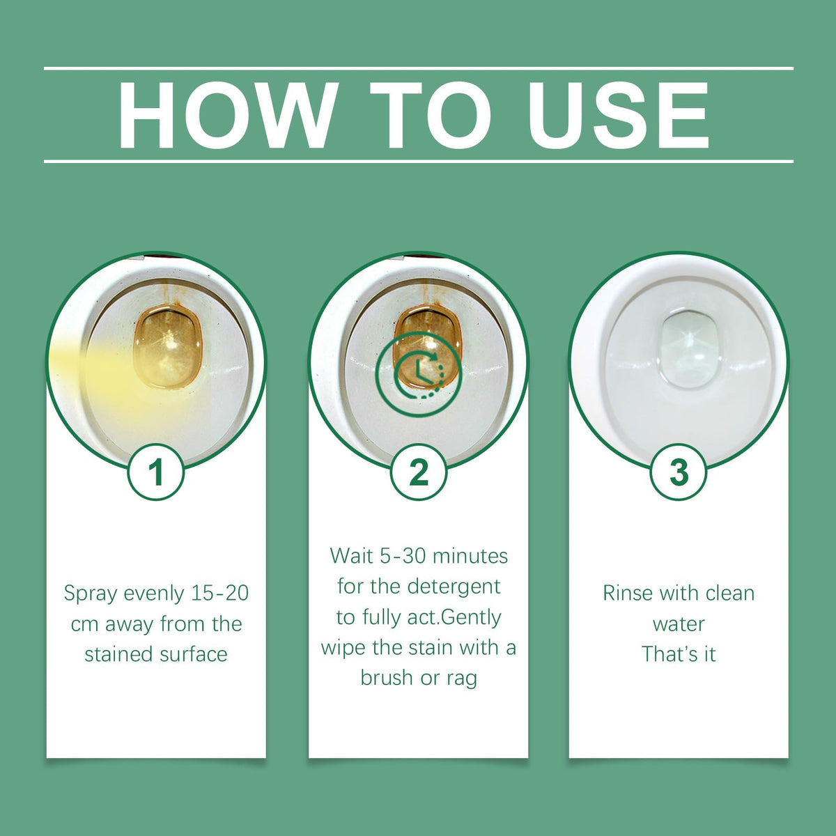 50K+ SOLD! 【CLEARANCE!】 Buy 3 Free 2 - Oxalic Acid Cleaner, Multipurpose Stain Remover Spray for Bathroom