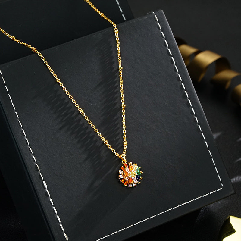 Luxury Firework Earrings and Necklace Timeless Sparkle, Everyday Glamour
