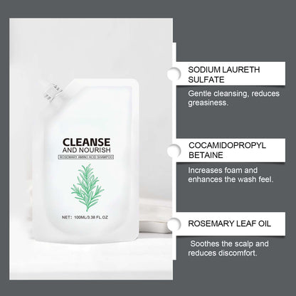 Last Day 50% OFF The Holy Grail of Hair Care: Rosemary Foam Shampoo