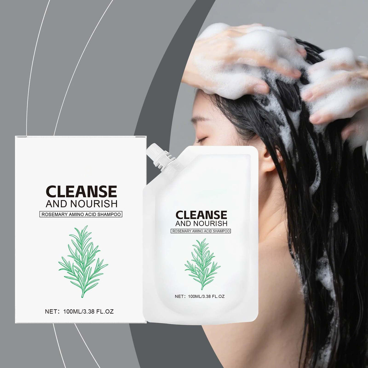 Last Day 50% OFF The Holy Grail of Hair Care: Rosemary Foam Shampoo