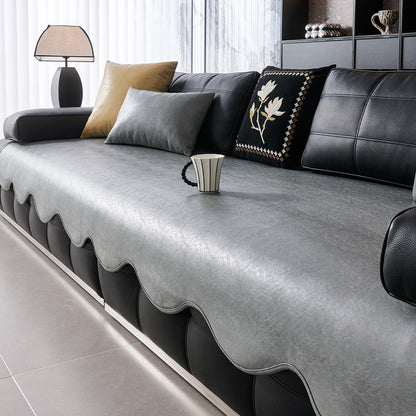 Premium Sofa Seat Protector Waterproof Faux Leather Cover for Everyday Protection