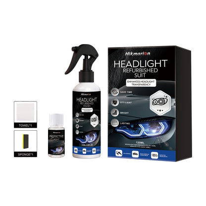 Automotive Headlamp Restoration Fluid, Clears Oxidation, Yellowing & UV Protection