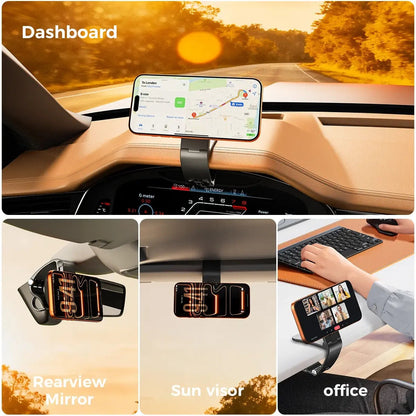 LAST DAY 49% OFFMagnetic Car Phone Mount Dashboard Clip Holder for Magnetic Smartphones