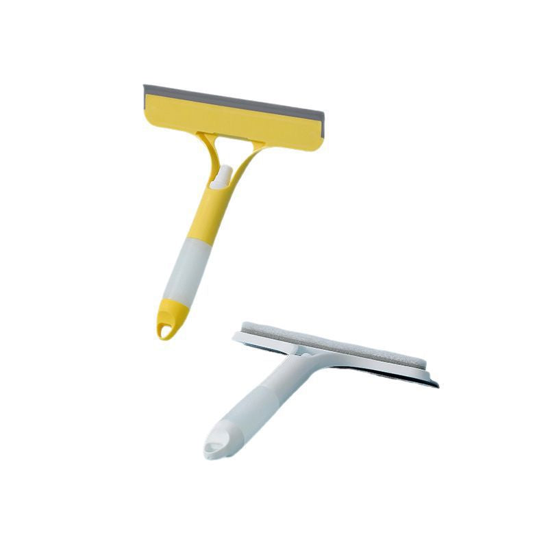 3-in-1 Window Cleaner: Spray + Scrub + Squeegee for Home & Car