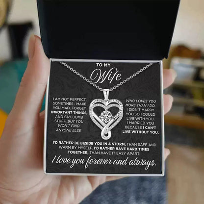 For Love - I Love You For Always & Forever Necklace