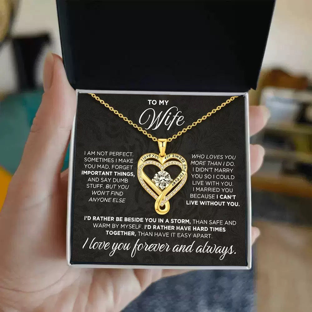 For Love - I Love You For Always & Forever Necklace