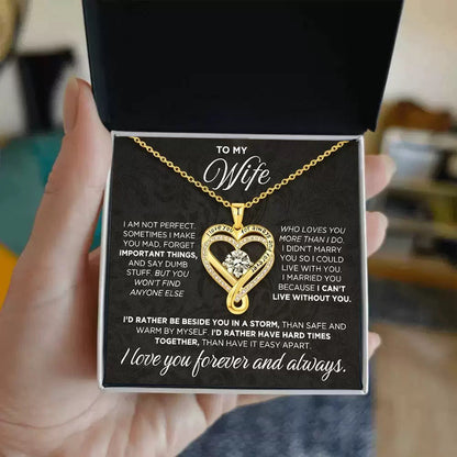 For Love - I Love You For Always & Forever Necklace