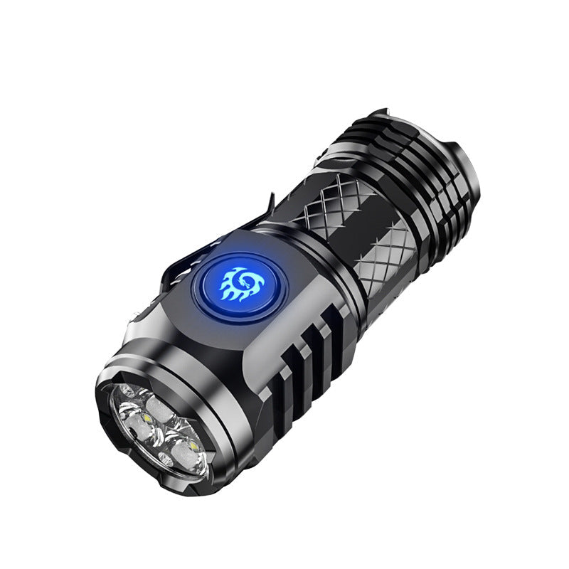 48%OFF NOW！Three-eyed Monster Mini Flash Super Power Flashlight