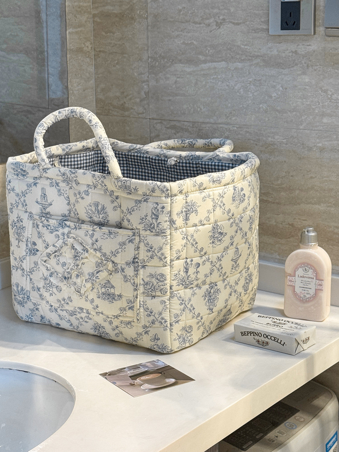 Boho Quilted Home Decor Tote