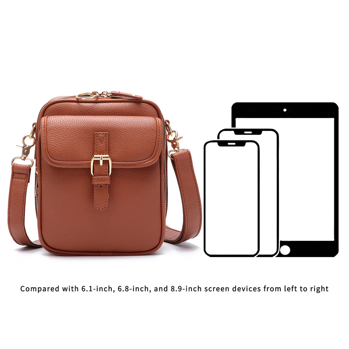 LAST DAY 49% OFF- Crossbody Leather RFID Bag
