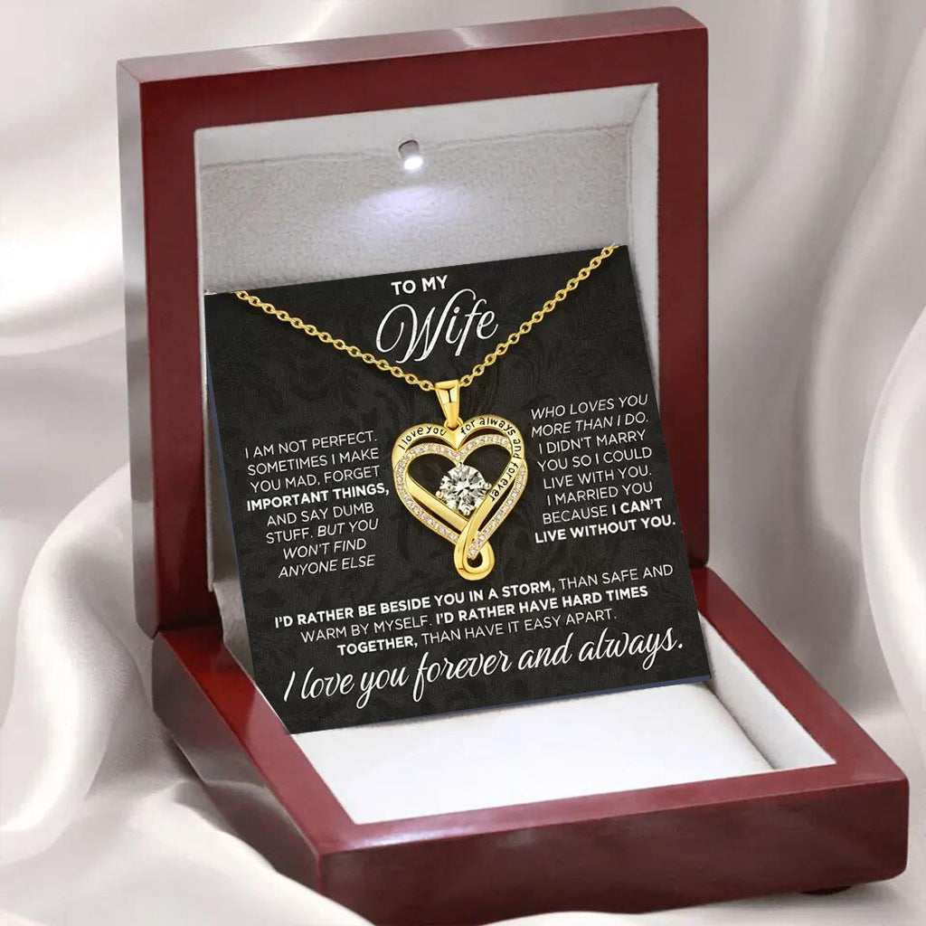 For Love - I Love You For Always & Forever Necklace