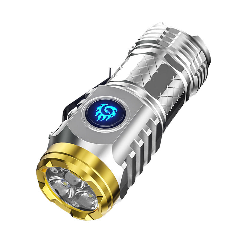 48%OFF NOW！Three-eyed Monster Mini Flash Super Power Flashlight