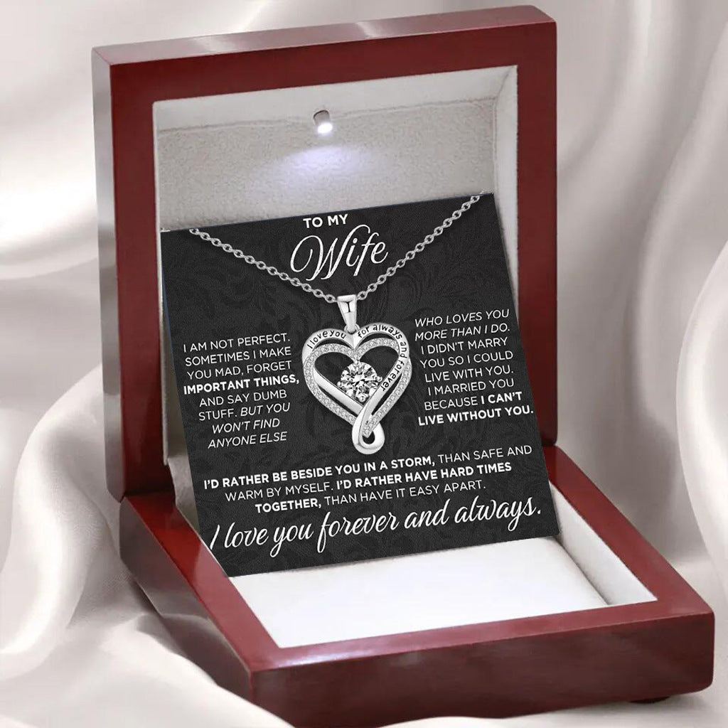 For Love - I Love You For Always & Forever Necklace