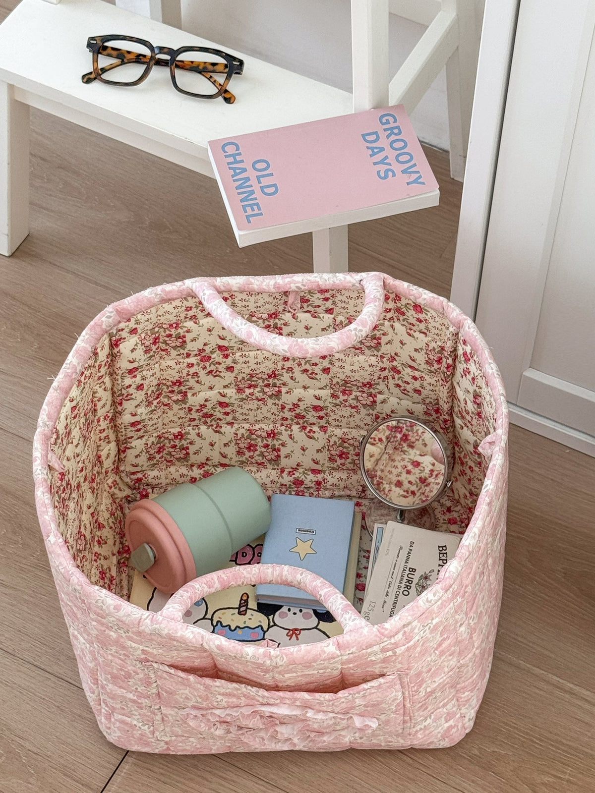 Boho Quilted Home Decor Tote