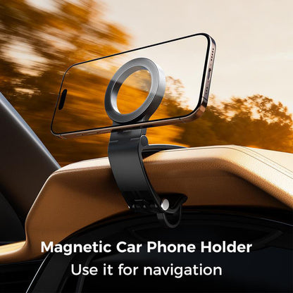 LAST DAY 49% OFFMagnetic Car Phone Mount Dashboard Clip Holder for Magnetic Smartphones