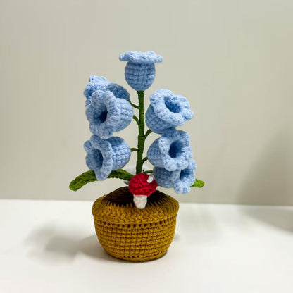Romantic LED Crocheted Lily of the Valley – Glowing Knit Flower for Valentine’s Day