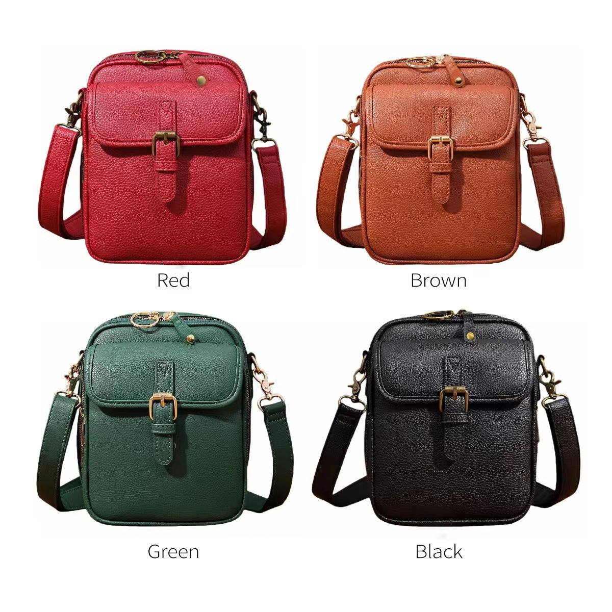 LAST DAY 49% OFF- Crossbody Leather RFID Bag