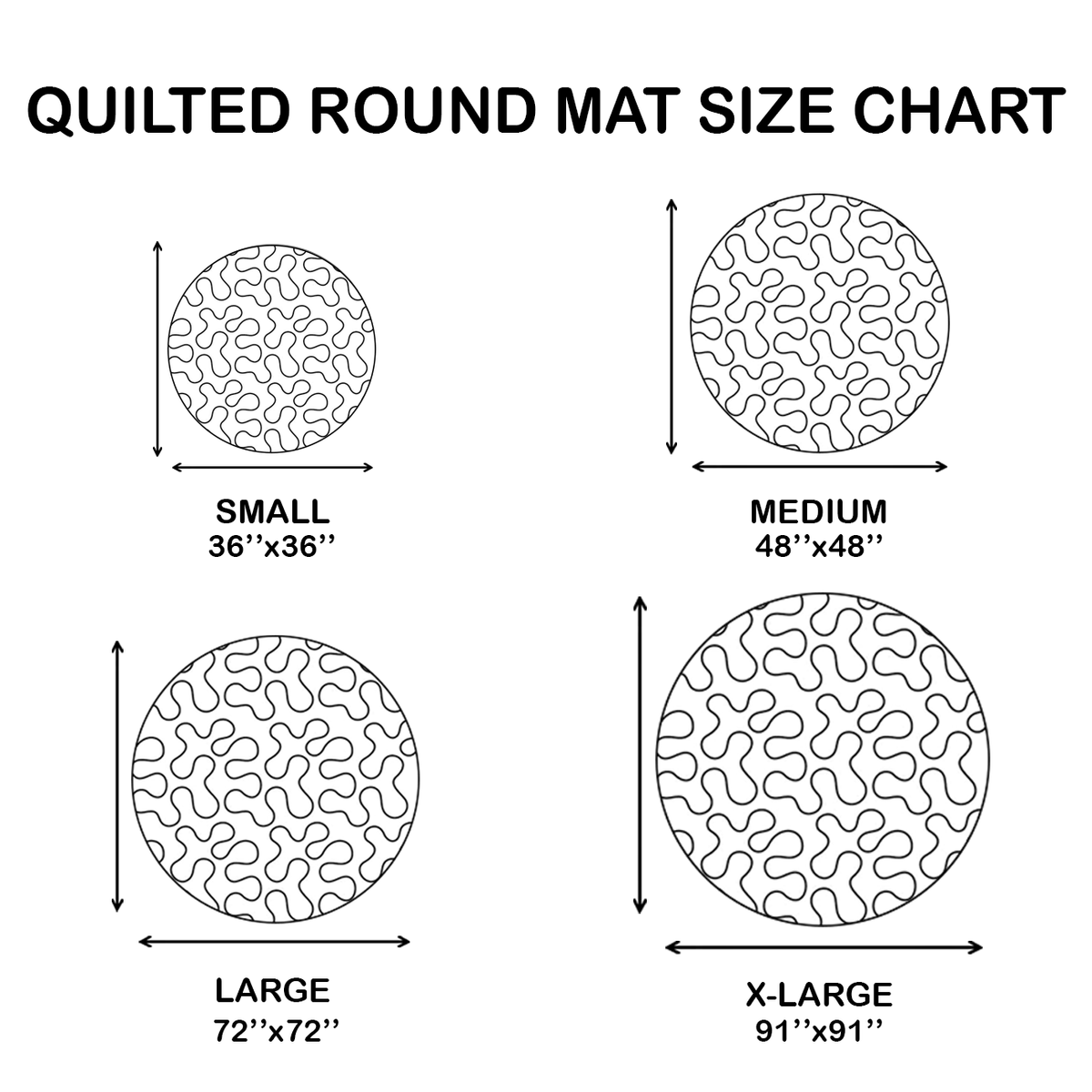 Limited Edition 3D Skeleton Optical Illusion Rug – Quilted Round Halloween Accent