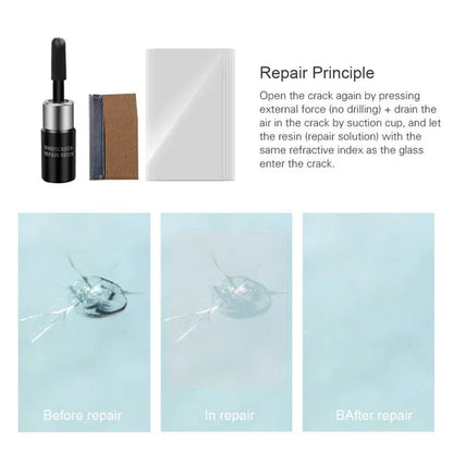 Instant Car Glass Repair Kit