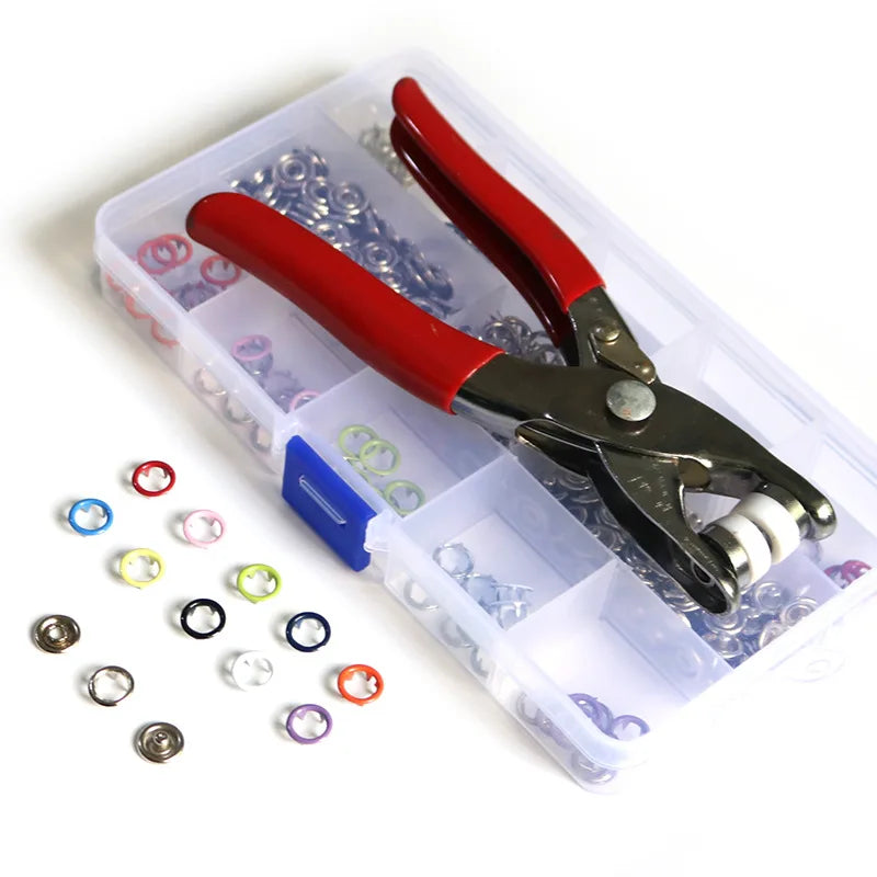 Metal Buttons Solid Plier Tool (100 set)