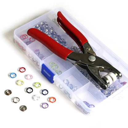 Metal Buttons Solid Plier Tool (100 set)