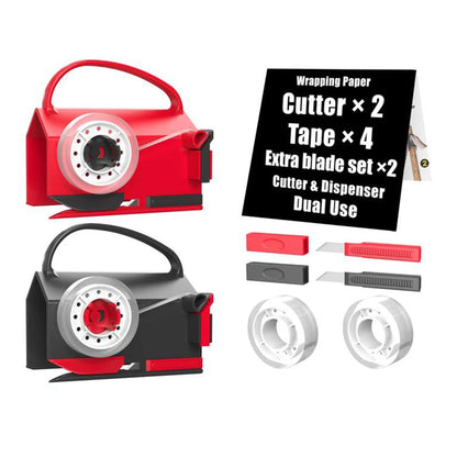 Gift Wrap Cutter & Tape Dispenser